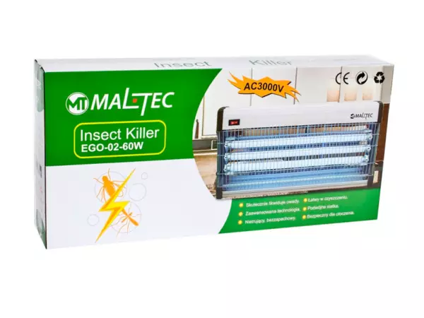 Уничтожитель насекомых Maltec EGO-02-60W в коробке