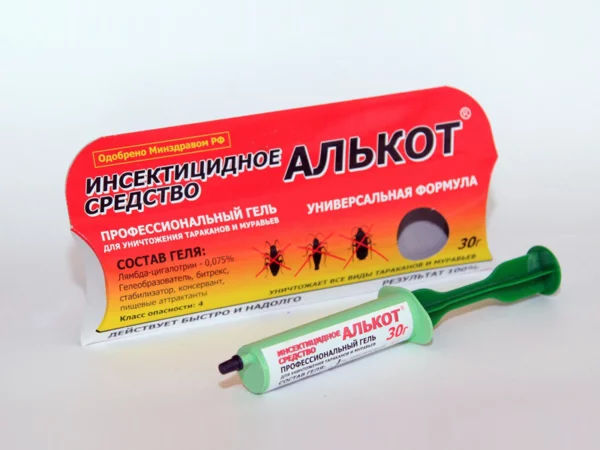Инсектицидный средство от тараканов и муравьев «Алькот Гель» (30 г)