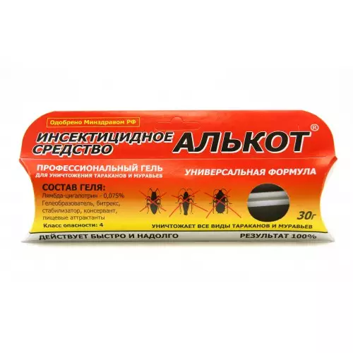 Инсектицидный средство от тараканов и муравьев «Алькот Гель» (30 г)