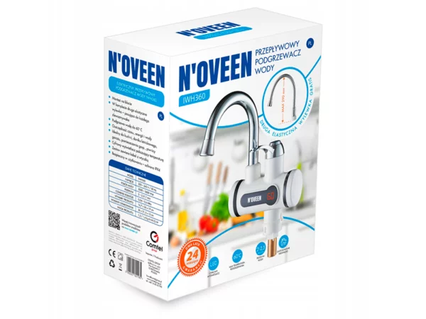 Проточный водонагреватель Noveen IWH360 в коробке