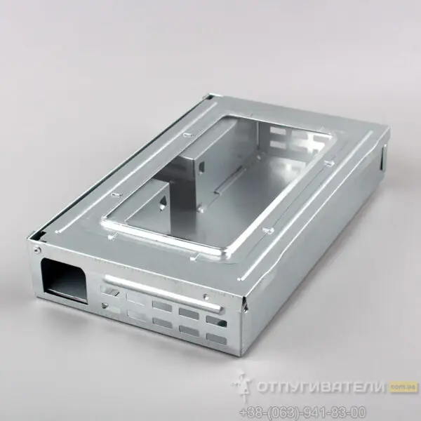 Механічна металева пастка-живоловка для відлову мишей з оглядовим вікном 54*34*27 см
